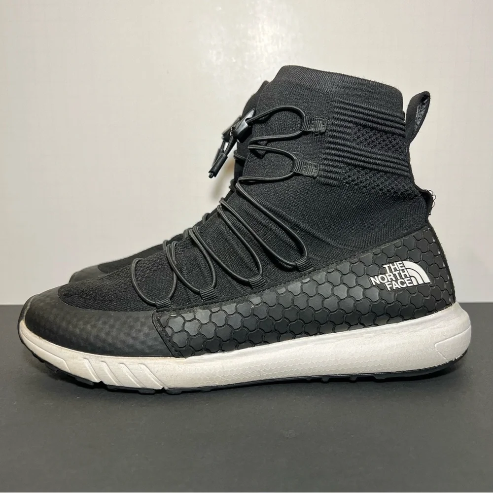 Mens THE NORTH FACE Touji Mid Lace Black Lightweight Shoes / Size 8.5